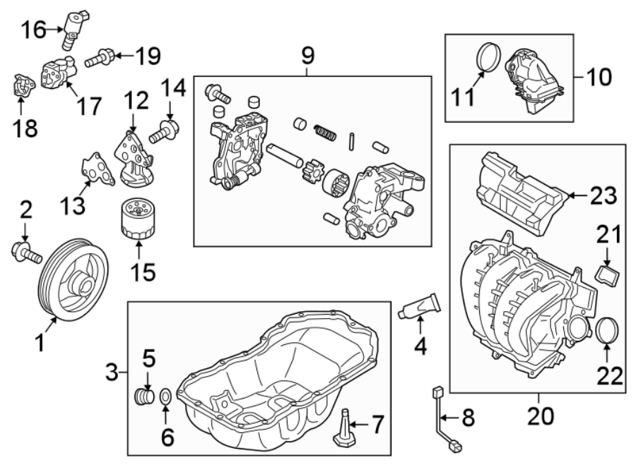 Diagram ENGINE / TRANSAXLE. ENGINE PARTS. for your Mazda