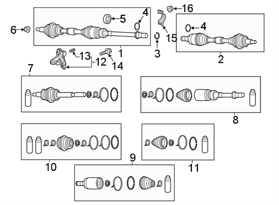 Diagram FRONT SUSPENSION. DRIVE AXLES. for your 2012 Mazda MX-5 Miata   