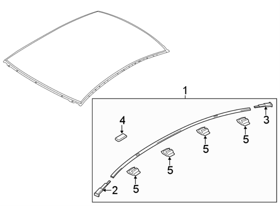 Diagram EXTERIOR TRIM. for your 2019 Mazda 6   