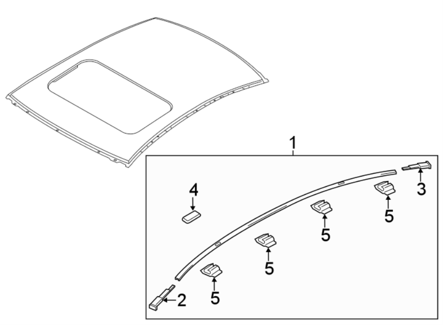 Diagram EXTERIOR TRIM. for your 2019 Mazda 6   