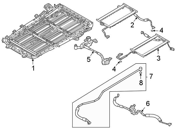 Diagram Battery. for your 2023 Mazda CX-30   