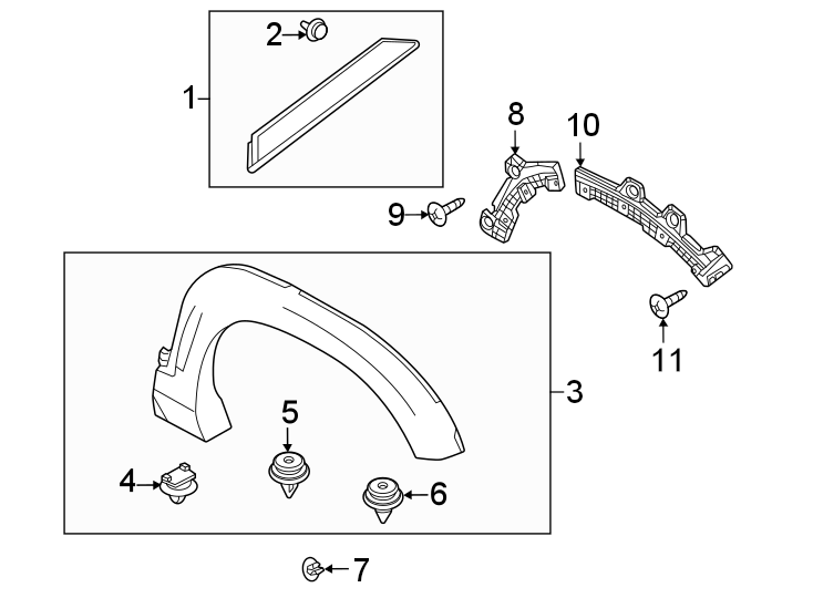 Diagram Quarter panel. Exterior trim. for your 2006 Mazda B4000   