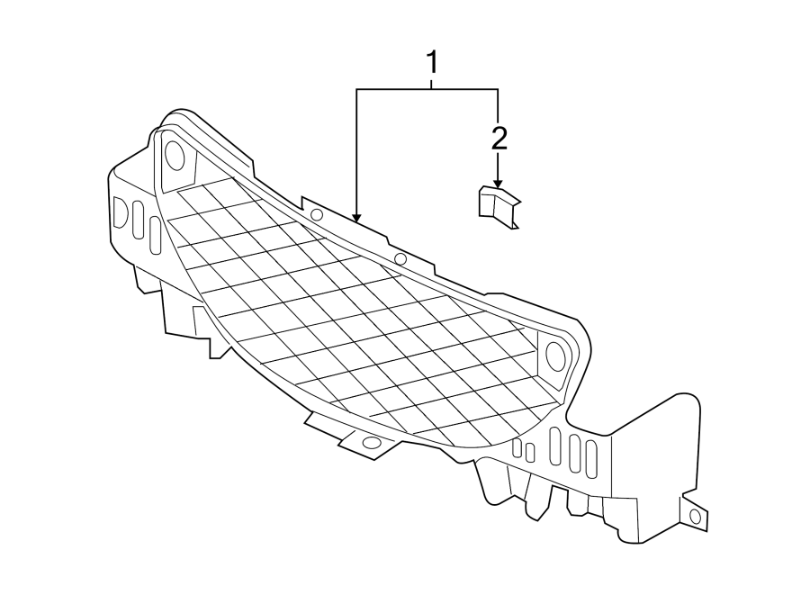 Diagram FRONT BUMPER & GRILLE. GRILLE & COMPONENTS. for your 2008 Mazda MX-5 Miata   