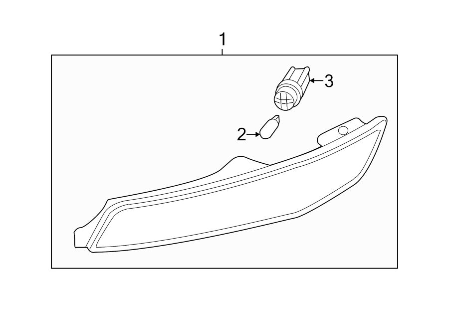 Diagram FRONT LAMPS. SIDE MARKER LAMPS. for your 2023 Mazda MX-5 Miata   