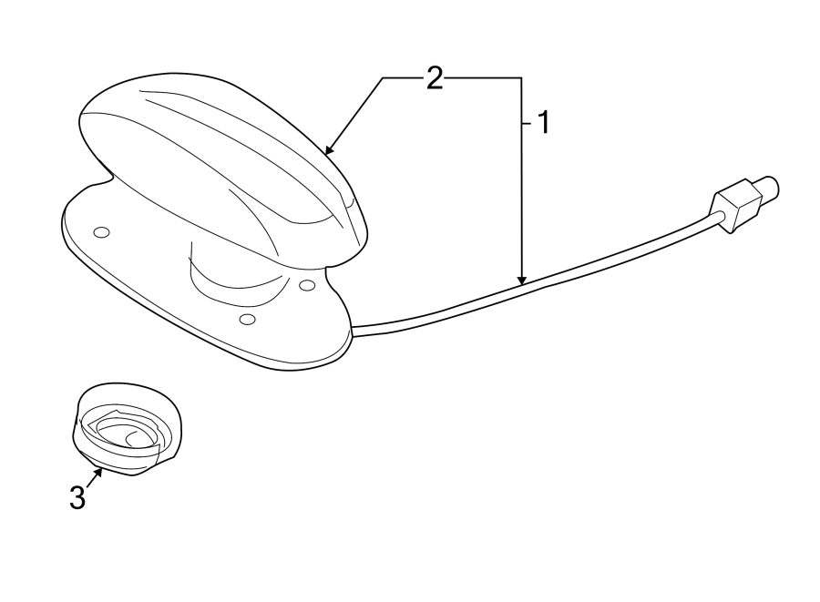 Diagram ANTENNA. for your Mazda