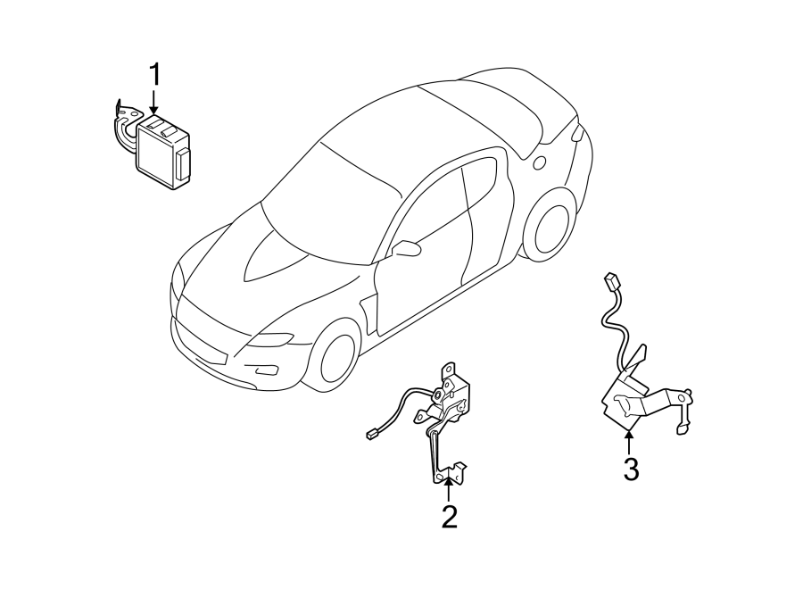 Diagram ELECTRICAL COMPONENTS. for your 2017 Mazda MX-5 Miata   