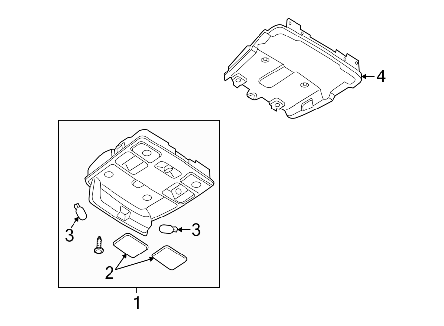 Diagram OVERHEAD CONSOLE. for your 2021 Mazda MX-5 Miata  Club Convertible 