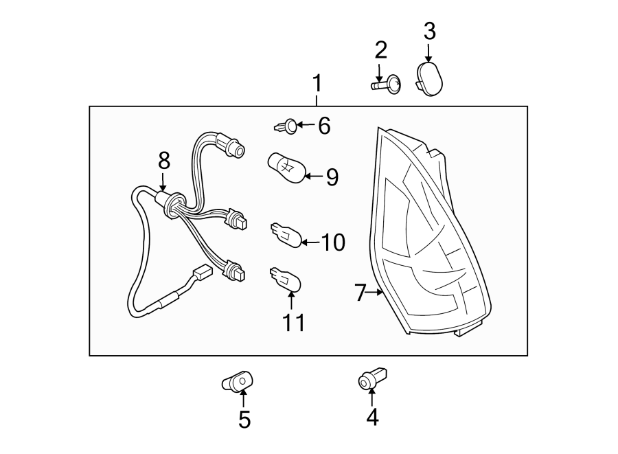 Diagram REAR LAMPS. COMBINATION LAMPS. for your 2019 Mazda MX-5 Miata  Sport Convertible 