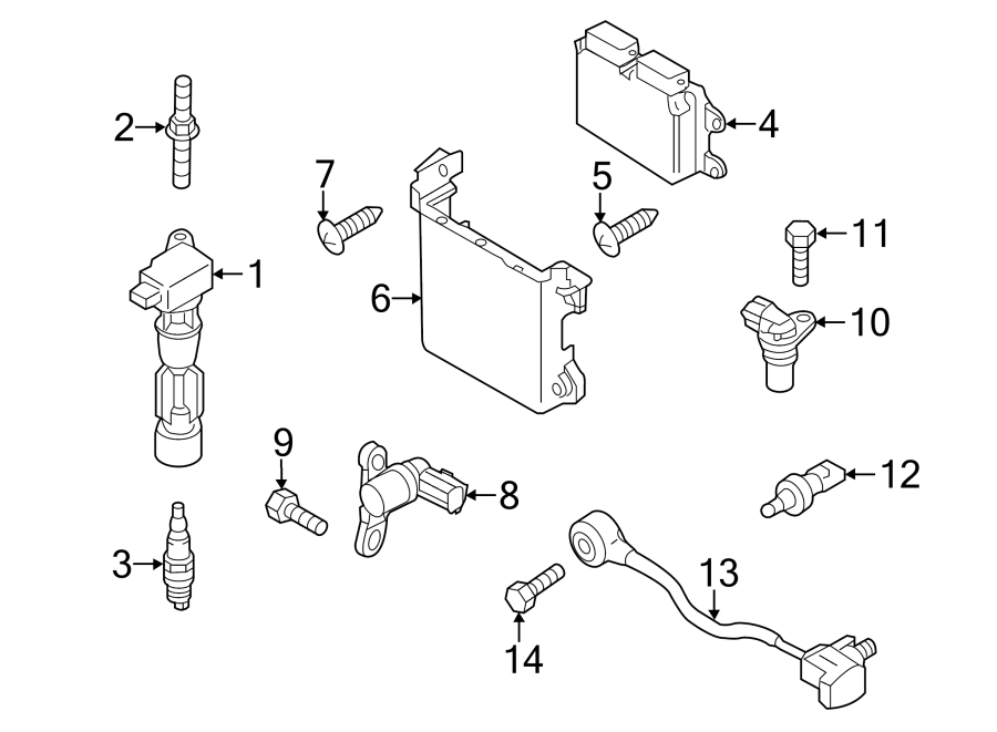 Diagram IGNITION SYSTEM. for your 2008 Mazda MX-5 Miata 2.0L A/T Touring Convertible 