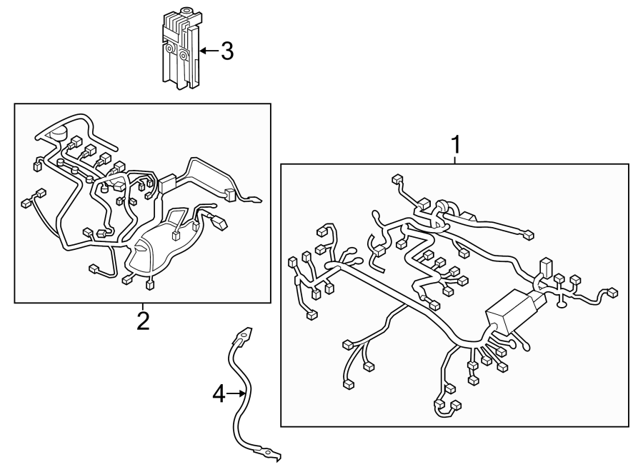 Diagram WIRING HARNESS. for your 2018 Mazda 6   