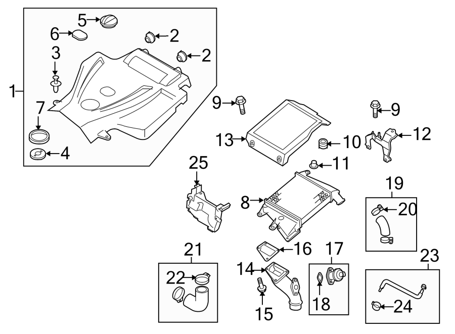 Diagram INTERCOOLER. for your Mazda CX-5  