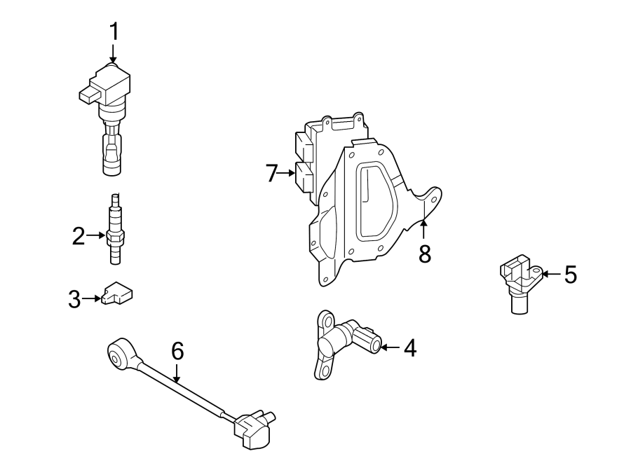 Diagram IGNITION SYSTEM. for your Mazda