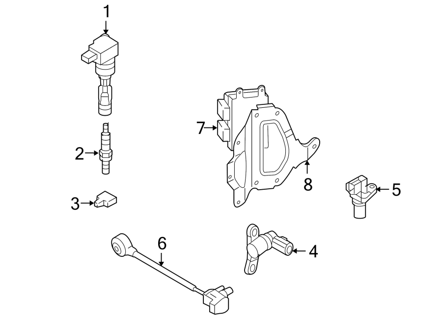 Diagram IGNITION SYSTEM. for your Mazda