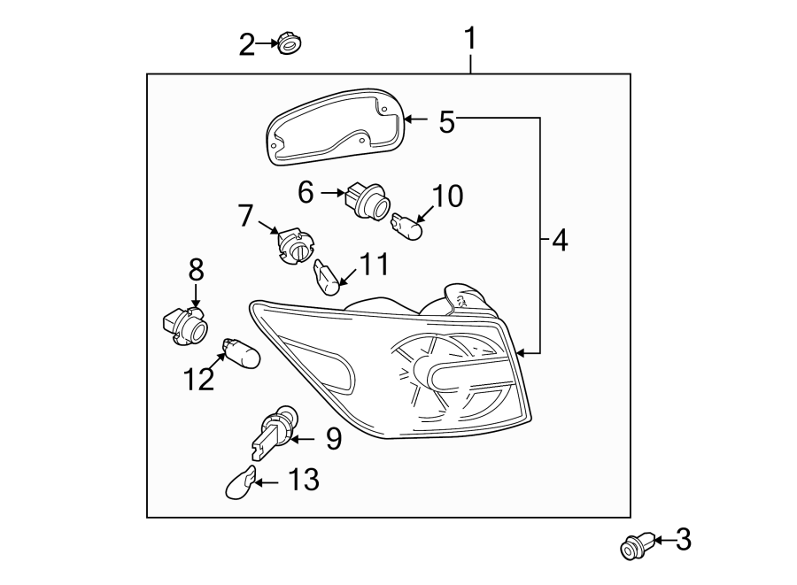 Diagram REAR LAMPS. COMBINATION LAMPS. for your 2021 Mazda MX-5 Miata  RF Grand Touring Convertible 