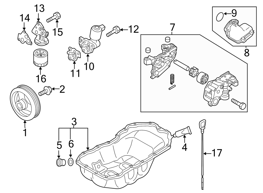 Diagram ENGINE / TRANSAXLE. ENGINE PARTS. for your 2015 Mazda CX-5   