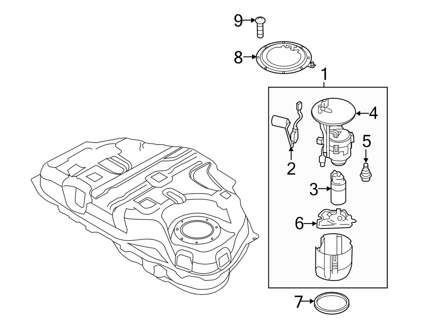 Diagram FUEL SYSTEM. FUEL PUMP. for your 2016 Mazda CX-5  Touring Sport Utility 