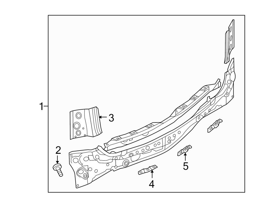 Diagram REAR BODY & FLOOR. for your 2014 Mazda CX-5   