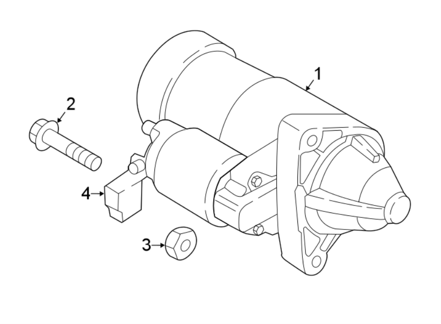 Diagram STARTER. for your 2022 Mazda CX-5   