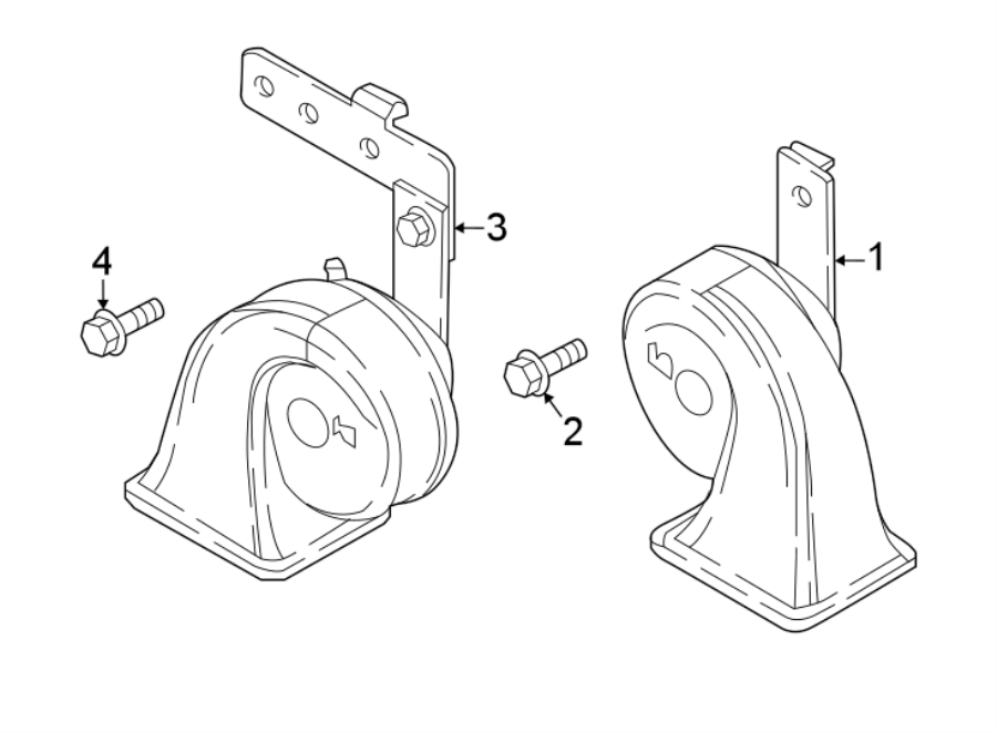 Diagram HORN. for your 2019 Mazda CX-5 2.5L SKYACTIV A/T AWD Touring Sport Utility 