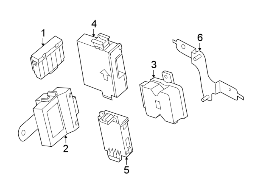 Diagram ELECTRICAL COMPONENTS. for your Mazda CX-5  