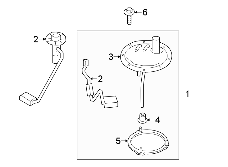 Diagram FUEL SYSTEM. FUEL PUMP. for your 2019 Mazda CX-5   