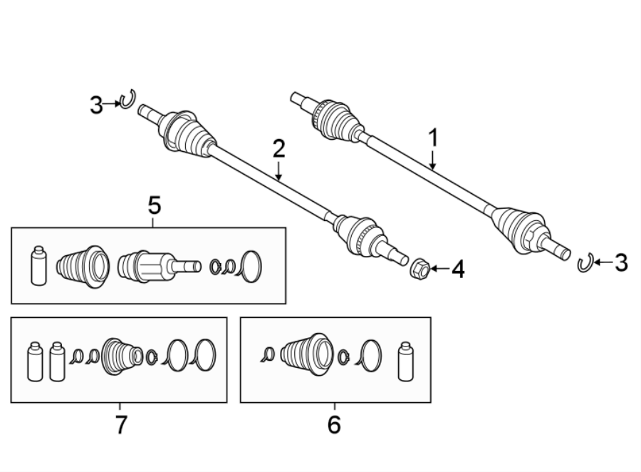 Diagram REAR SUSPENSION. DRIVE AXLES. for your 2020 Mazda CX-5  Signature Sport Utility 