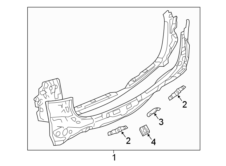 Diagram REAR BODY & FLOOR. for your Mazda CX-5  