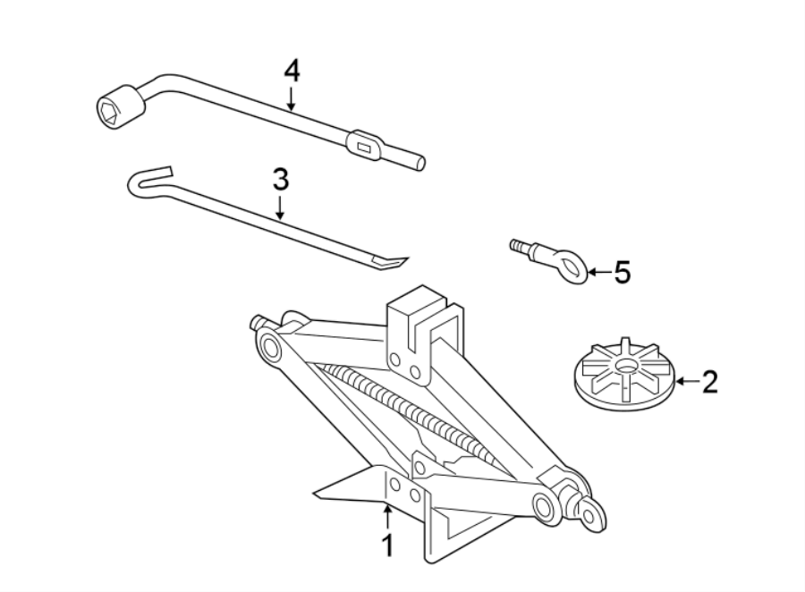 Diagram REAR BODY & FLOOR. JACK & COMPONENTS. for your 2013 Mazda MX-5 Miata   