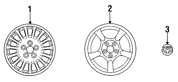 Diagram WHEELS. for your 2021 Mazda 6   