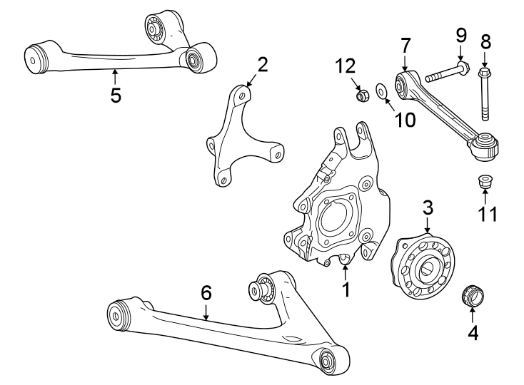 8Rear suspension. Suspension components.https://images.simplepart.com/images/parts/motor/fullsize/5714542.png