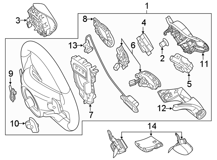 12STEERING WHEEL & TRIM.https://images.simplepart.com/images/parts/motor/fullsize/5754317.png