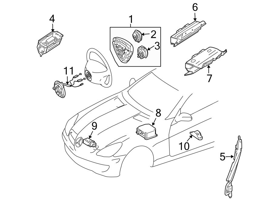 10RESTRAINT SYSTEMS. AIR BAG COMPONENTS.https://images.simplepart.com/images/parts/motor/fullsize/5767410.png
