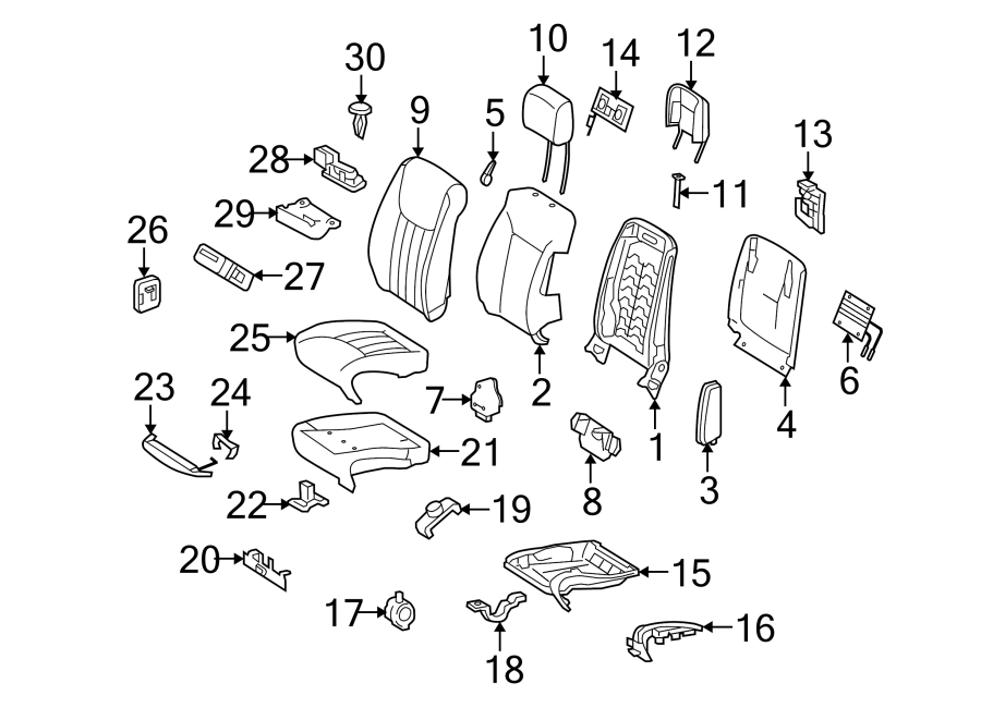 12SEATS & TRACKS. FRONT SEAT COMPONENTS.https://images.simplepart.com/images/parts/motor/fullsize/5772460.png