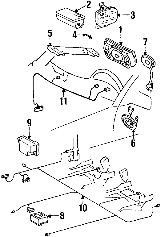 1RESTRAINT SYSTEMS. AIR BAG COMPONENTS.https://images.simplepart.com/images/parts/motor/fullsize/5780874.png