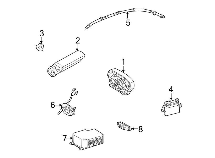 8RESTRAINT SYSTEMS. AIR BAG COMPONENTS.https://images.simplepart.com/images/parts/motor/fullsize/5891321.png