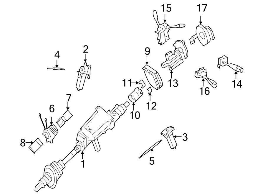 13STEERING COLUMN. UPPER COMPONENTS.https://images.simplepart.com/images/parts/motor/fullsize/5893300.png