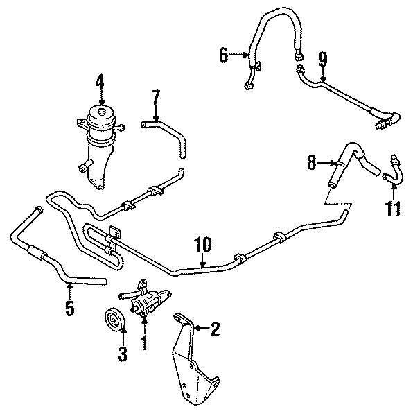 Diagram PUMP & HOSES. for your 2020 Mazda CX-5 2.5L SKYACTIV A/T AWD Touring Sport Utility 