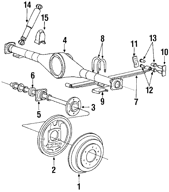 REAR SUSPENSION. SUSPENSION COMPONENTS.