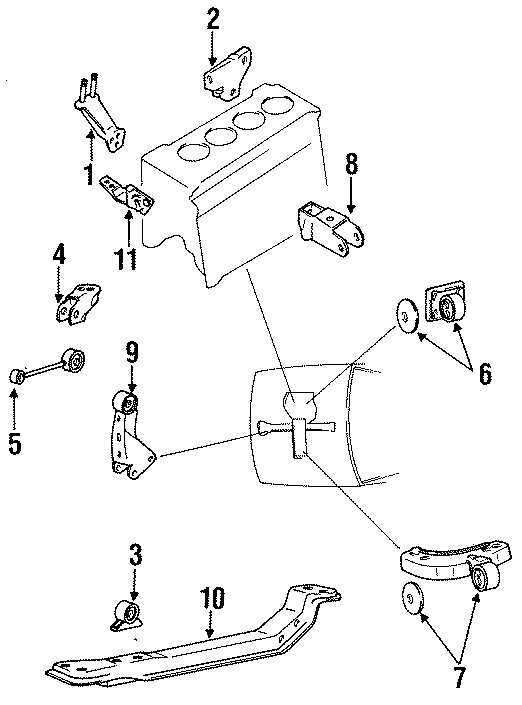 9ENGINE / TRANSAXLE. ENGINE & TRANS MOUNTING.https://images.simplepart.com/images/parts/motor/fullsize/6211130.png