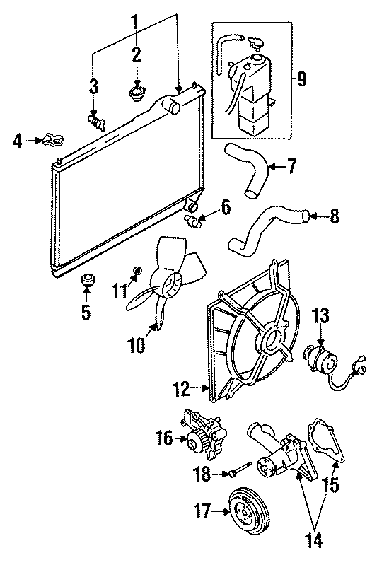 10COOLING FAN. RADIATOR & COMPONENTS. WATER PUMP.https://images.simplepart.com/images/parts/motor/fullsize/6212060.png