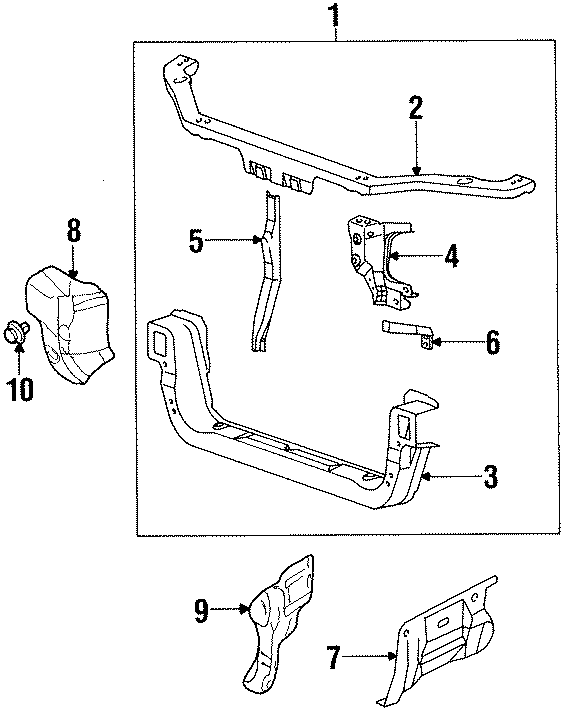 6RADIATOR SUPPORT.https://images.simplepart.com/images/parts/motor/fullsize/6213045.png