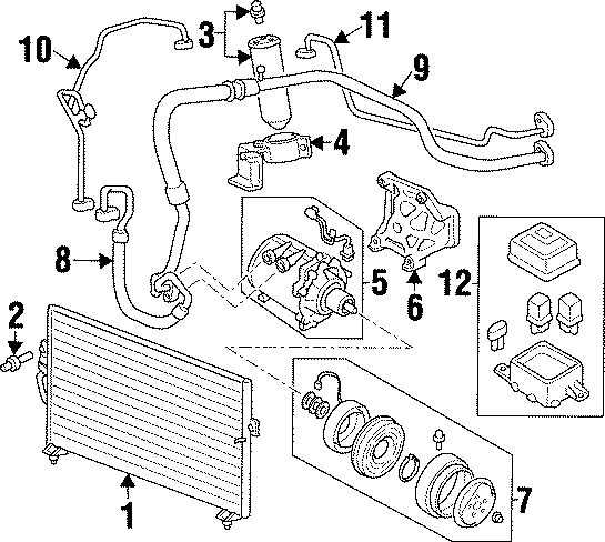 2AIR CONDITIONER & HEATER. COMPRESSOR & LINES. CONDENSER.https://images.simplepart.com/images/parts/motor/fullsize/6213085.png