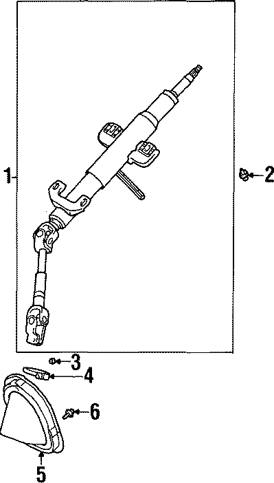 6STEERING COLUMN ASSEMBLY.https://images.simplepart.com/images/parts/motor/fullsize/6213255.png