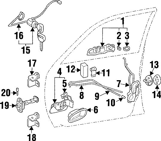 17FRONT DOOR. LOCK & HARDWARE.https://images.simplepart.com/images/parts/motor/fullsize/6213435.png