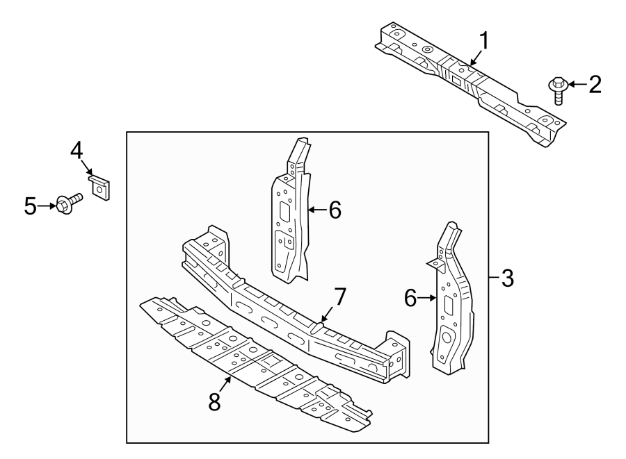 6RADIATOR SUPPORT.https://images.simplepart.com/images/parts/motor/fullsize/6214035.png