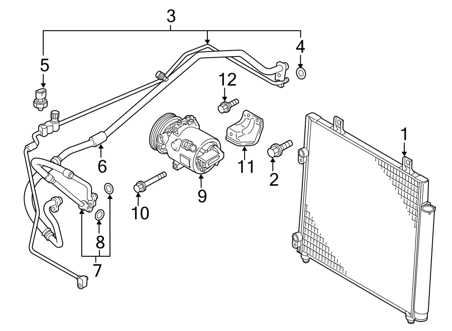 12AIR CONDITIONER & HEATER. COMPRESSOR & LINES. CONDENSER.https://images.simplepart.com/images/parts/motor/fullsize/6214060.png