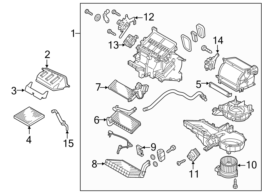 1AIR CONDITIONER & HEATER. EVAPORATOR & HEATER COMPONENTS.https://images.simplepart.com/images/parts/motor/fullsize/6214065.png