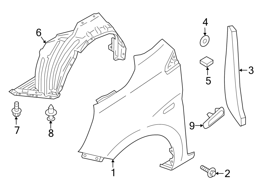 7EXTERIOR TRIM. FENDER & COMPONENTS.https://images.simplepart.com/images/parts/motor/fullsize/6214075.png