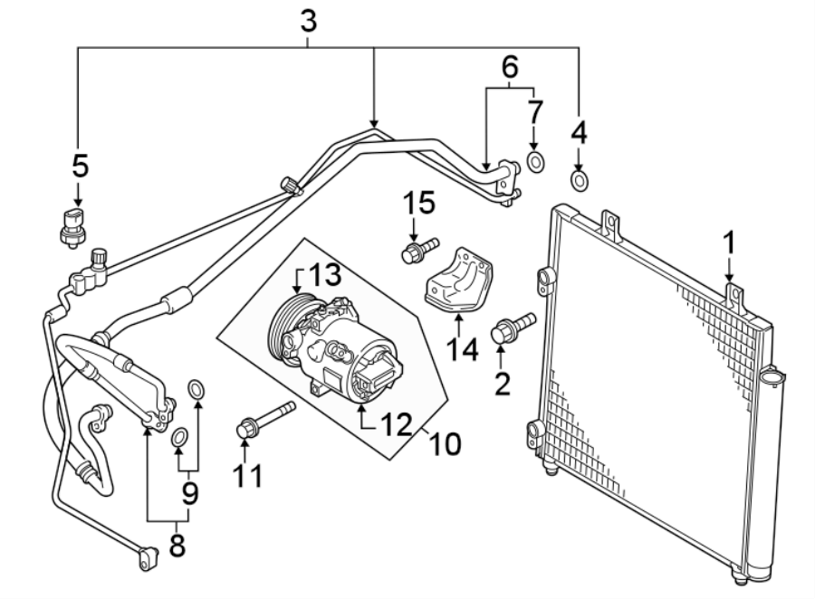 15AIR CONDITIONER & HEATER. COMPRESSOR & LINES. CONDENSER.https://images.simplepart.com/images/parts/motor/fullsize/6216065.png