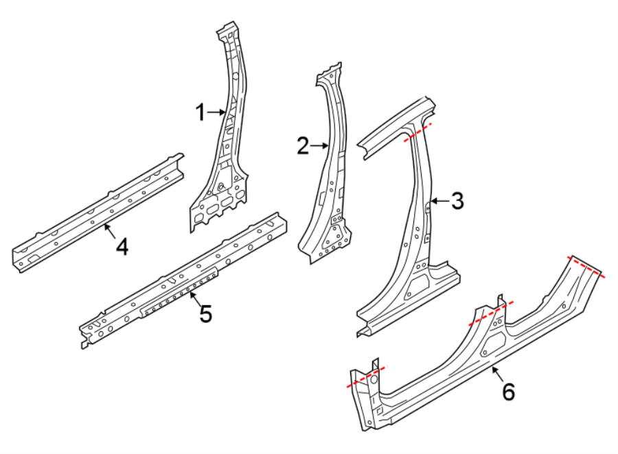 5PILLARS. ROCKER & FLOOR. CENTER PILLAR & ROCKER.https://images.simplepart.com/images/parts/motor/fullsize/6216380.png